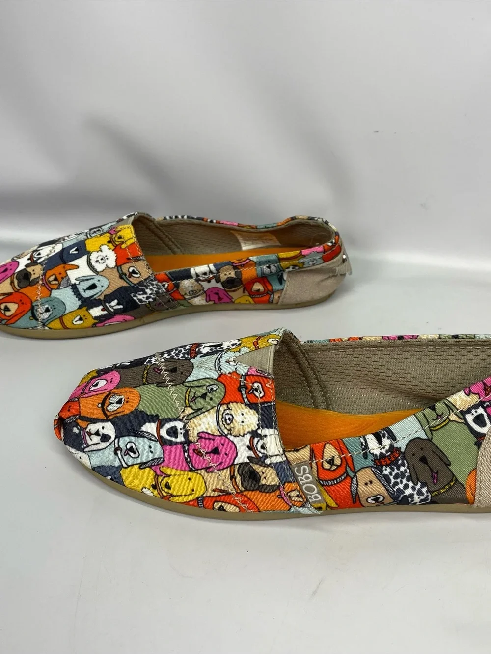 SKECHERS BOBS Women’s Plush wags Dog Party Ballet FLATS SZ 5.5